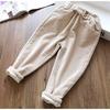 Harem Pants Corduroy Children Outfits Tracksuit Winter Cotton Trousers Kids Outwear Pants Boys Girls Casual Warm Loose Pants