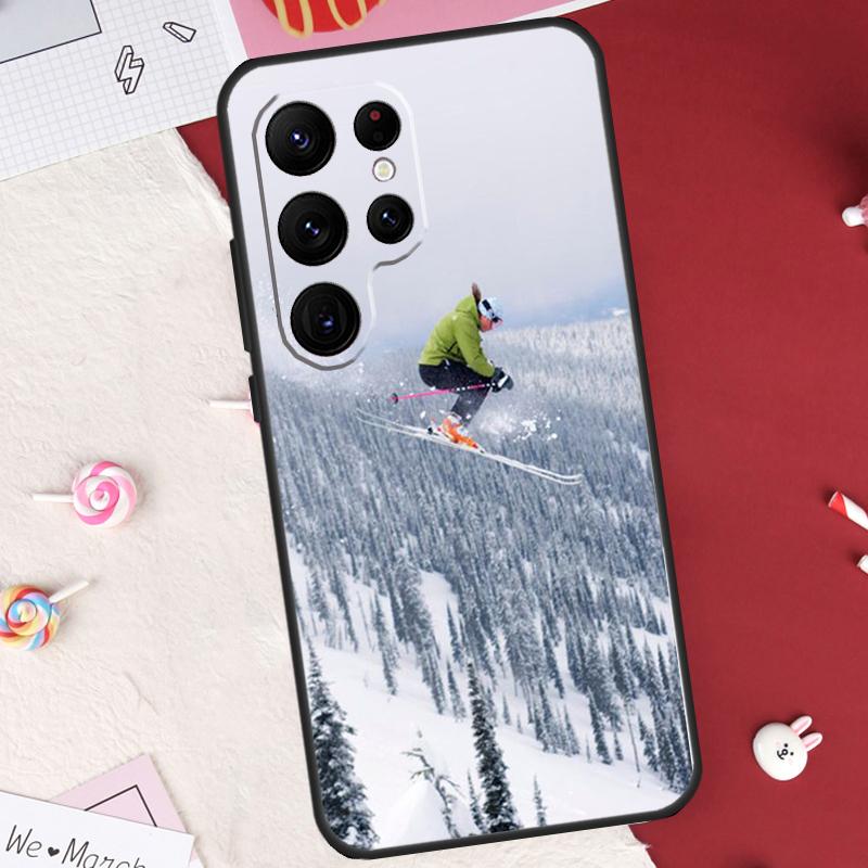 Ski Neige Snowboard Case For Samsung Galaxy S26 Ultra S20 S21 S22 S23 S24 S25 Ultra S10 Plus S25 FE Cover Shell