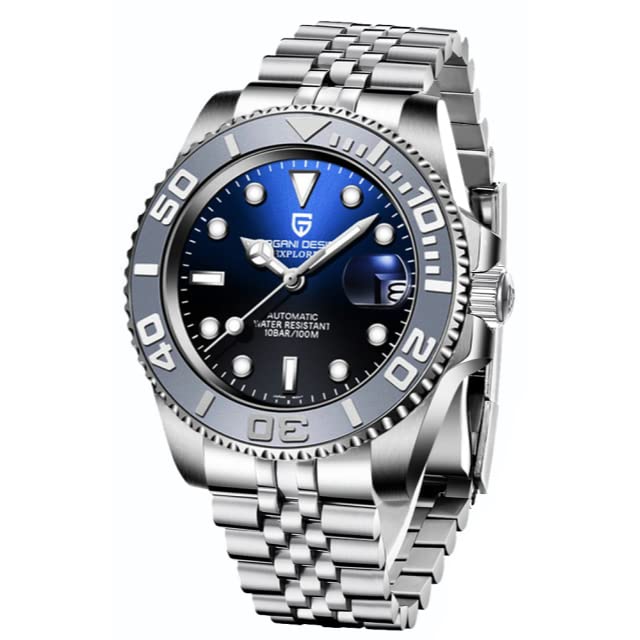 Pagani Design Сделано в SEIKO NH35 Автоматические Механические Часы с Водой Керамика Нержавеющая сталь Сапфир Pagani Design Мужские Часы, Япония, Механизм,