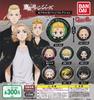 Tokyo Revengers Capsule Badge Collection Set of Gachapon Capsule Toy [Complete 8]