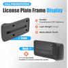 Rear License Plate Compatible with 1997-2006 Jeep Wrangler TJ, Replacement for 55174994, License Frame Holder, Mounting Bracket,