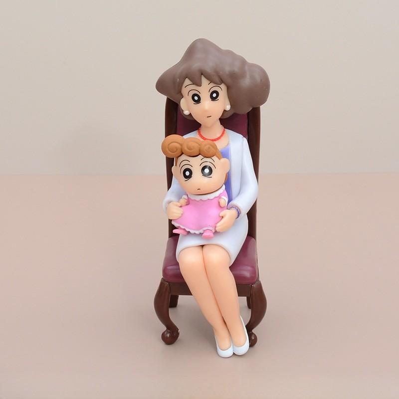 ПВХ модель «Семья Синана» от Crayon Shinchan с собираемыми фигурками, для подарка и коллекции