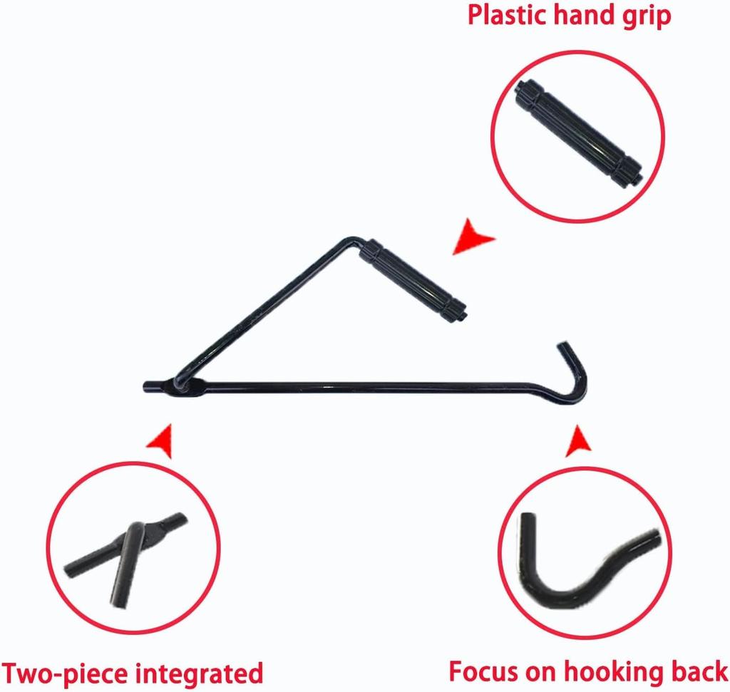 Ножничный автомобильный домкрат 2,0 тонны, Сверхмощный с рукояткой для внедорожника/минивэна для замены шин