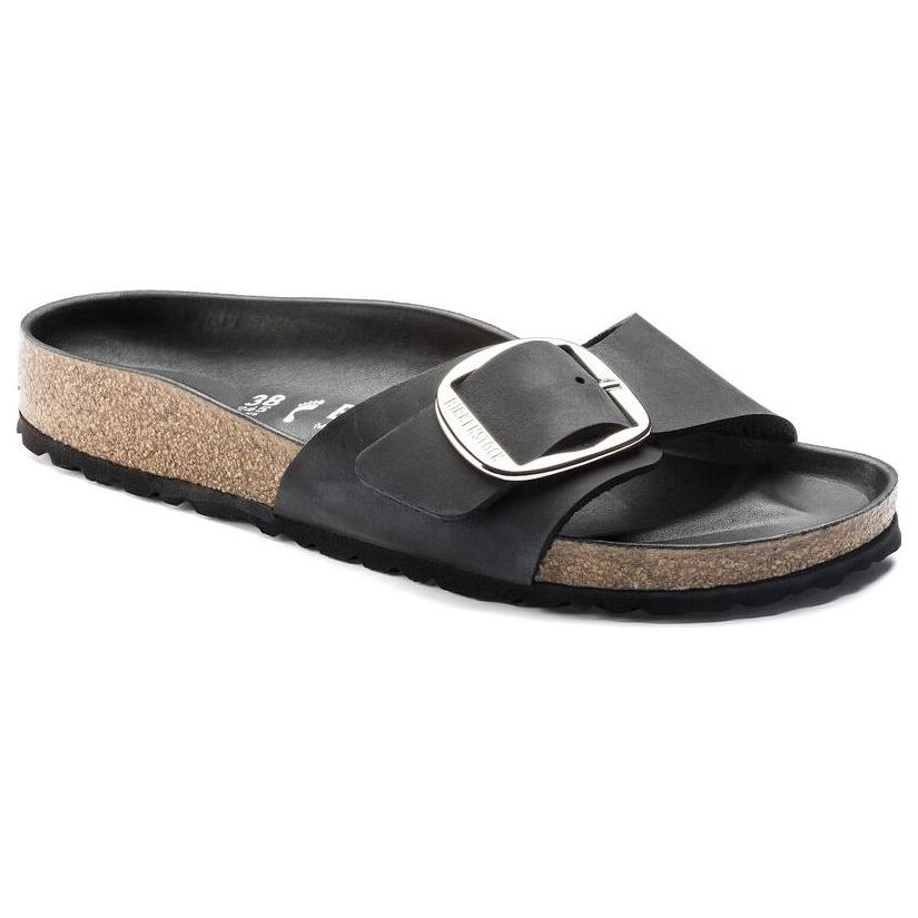 Birkenstock Верхний слой Коровья кожа Повседневные Удобные Модные Сандалии Женские сандалии Черный 1006522
