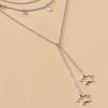 Long Tassel Hollow Star Pendant with More Than 100 Layers, Stacked Star Necklace, High-end Fashion Jewelry