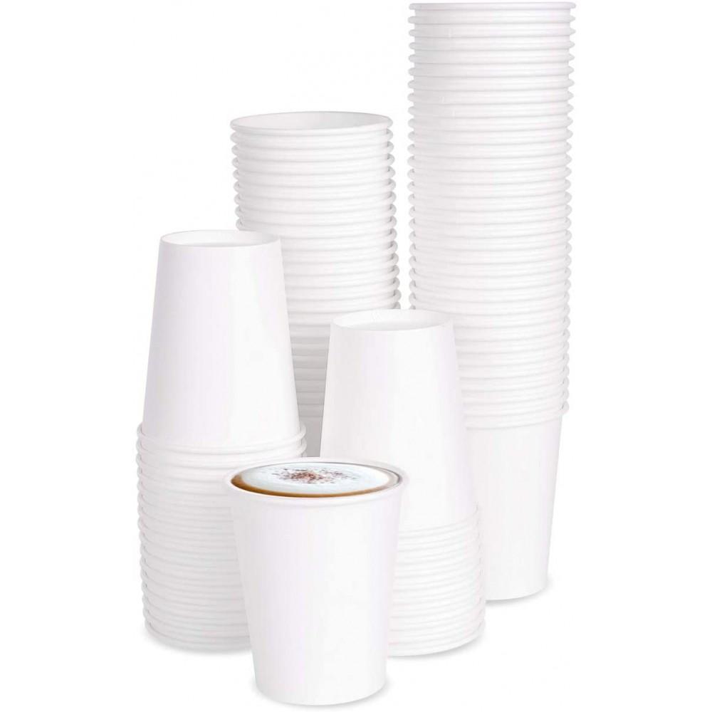 Лот 400 Экологические картонные стаканчики - 200 мл