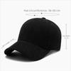 Breathable Winter Baseball Caps Solid Color Trucker Hats Simple Corduroy Cap  Men
