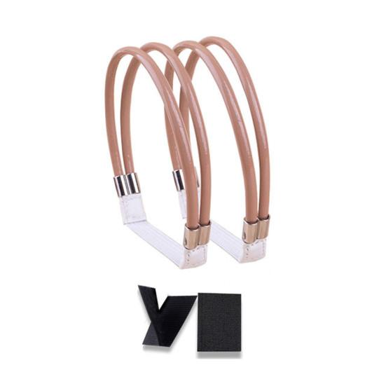 2 шт. эластичные ремешки для обуви на высоком каблуке, нерасстегивающиеся ремешки, съемные ремни для обуви со стразами для сандалий, свободные туфли без застежек, аксессуары для самостоятельного изготовления