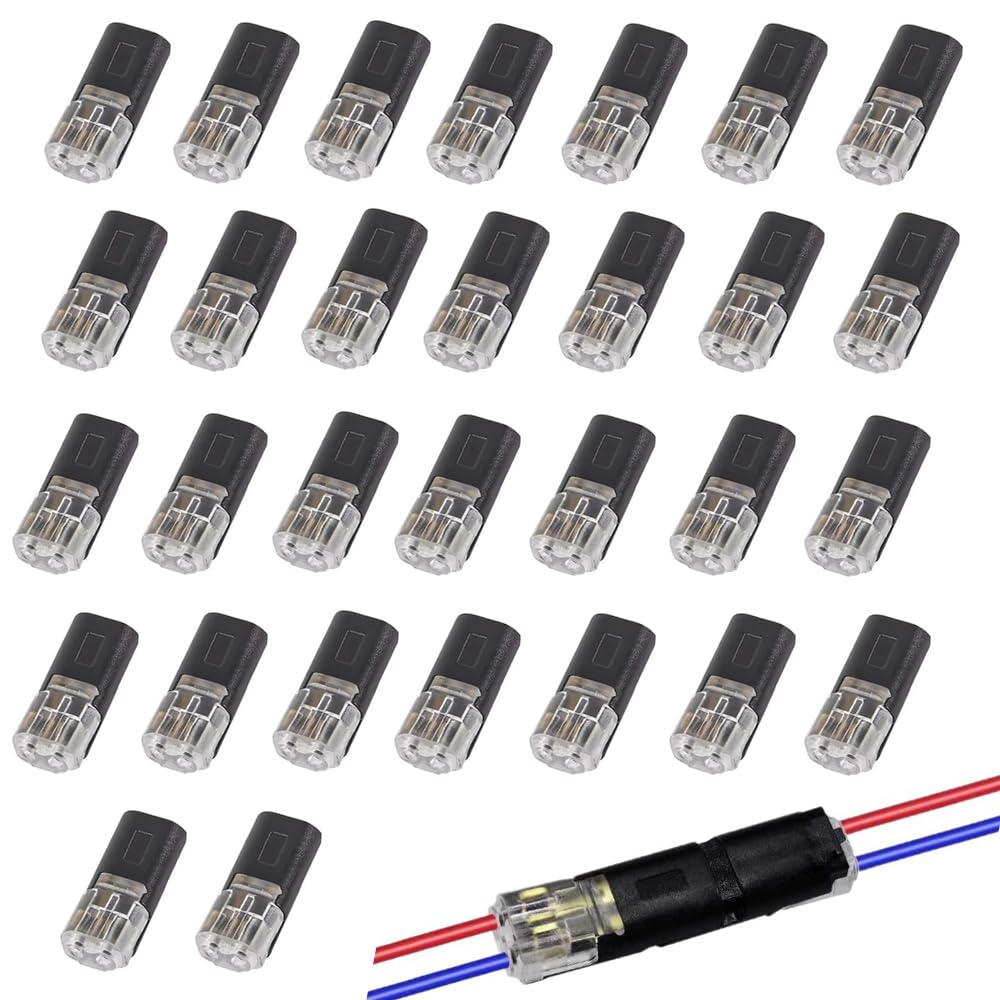 Соединитель проводов YFFSFDC, Совместим с 20-22 AWG, Клемма соединения, 2 контакта,