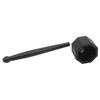 Pool Cue Chalk Holder Cover Octagonal Design Lightweight Black Plastic Pool Chalk Holder for Billiard