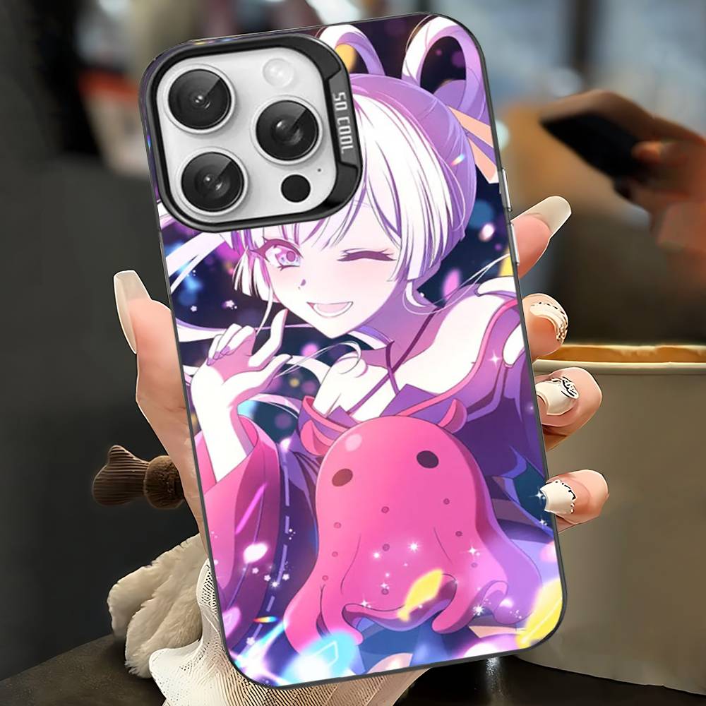 Классический Космический Принцесса Кагуя GL Аниме Чехол для Телефона Для IPhone 17 16 15 14 13 12 11 Pro Max Plus Pro Цветной Корпус