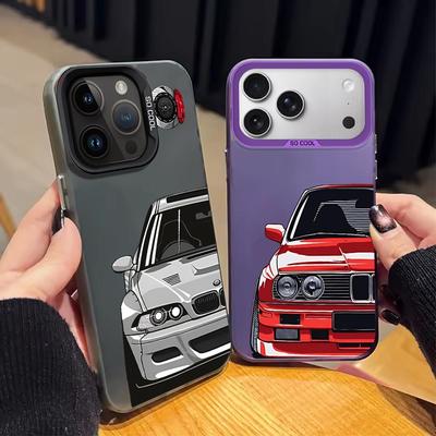 Чехол для телефона для iPhone 11 12 13 Pro Max 17 Air 14 15 16 Plus 16e Мягкий корпус JDM Спортивный автомобиль