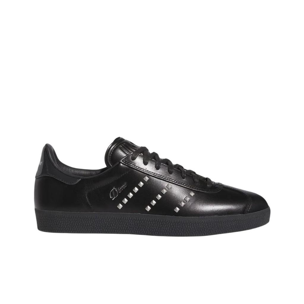 Dime x adidas Gazelle ADV Черный Серебристый Металлик Шипы Мужские Кроссовки Основной Черный Карбон IH2946