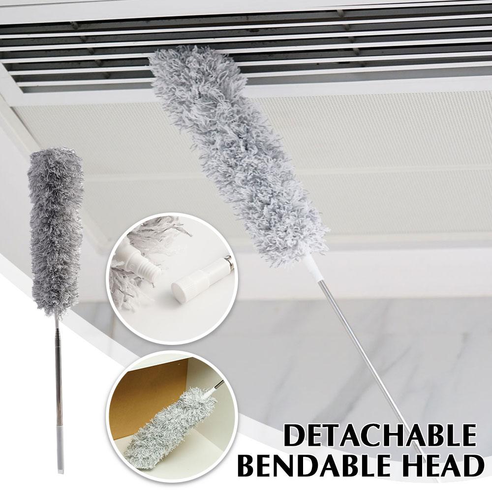 Retractable Duster Steel Long Handle Dusting Car Cleaning Dust Tools Microfiber Duster F1I2 Feather Brush Chicken Hous S0G8