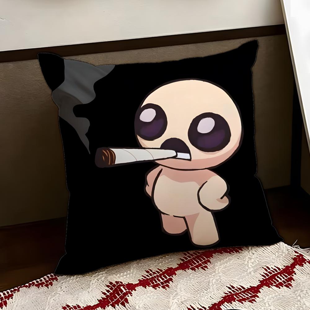 Подушка с принтом The Binding of Isaac, двусторонняя, мягкая, прочная, для дома, автомобиля, многоцелевая, для повседневного комфорта