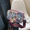 This Year's Popular Bag 2025 New Korean Version of Fashion Graffiti Small Square Bag Ins Internet Celebrity Ladies Messenger Camera Bag