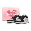 Air Jordan 1 Устойчивые к истиранию Низкие Скейтбордические кроссовки Унисекс Черный Розовый 553558-165(Team963-SBOX)