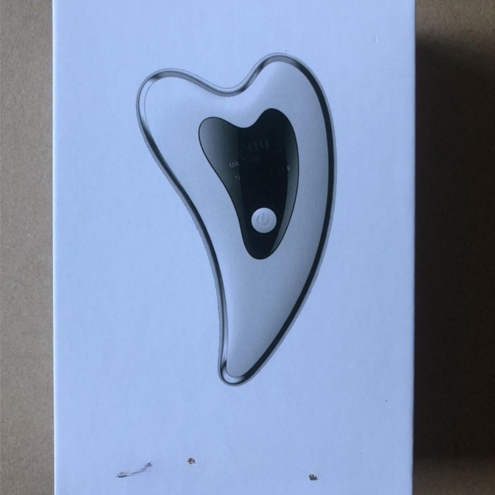 Микротоковая интродьюсера для лица, многофункциональное интеллектуальное косметическое устройство, инструмент для лимфатической очистки и соскабливания лица, белый цвет