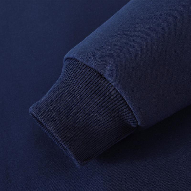 Autumn/Winter Pearl Series Fleece Stand Collar  Sweater, Casual Cardigan Zipper Long Sleeved Couple Clothes,Trendy Brand  Unisex