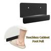 Hands-Free Touchless Cabinet Foot Pull Metal Touchless Opener Cabinet Door Handles  Bathroom