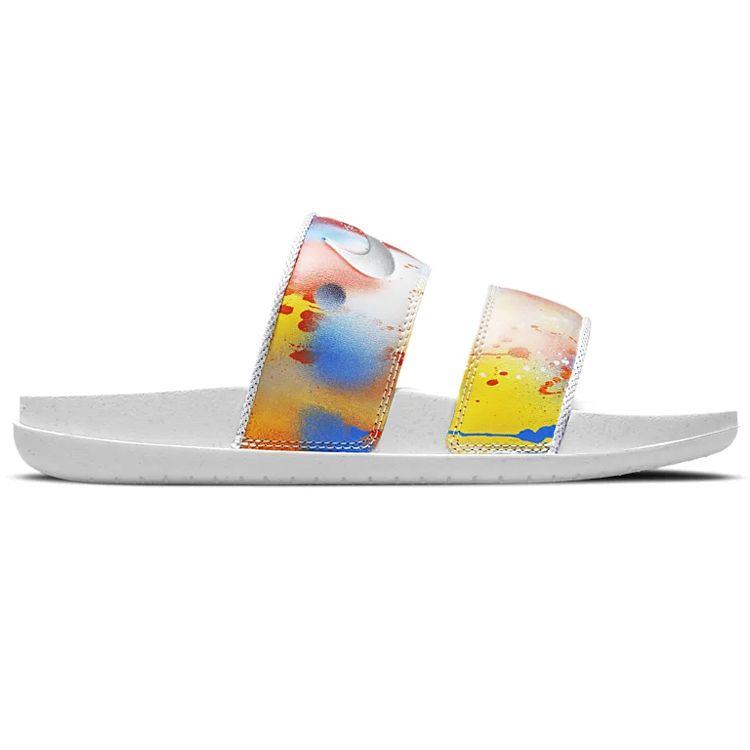 Nike Offcourt Duo Slide Paint Splatter Женские кроссовки разноцветные, серебристо-металлик DJ4282-901