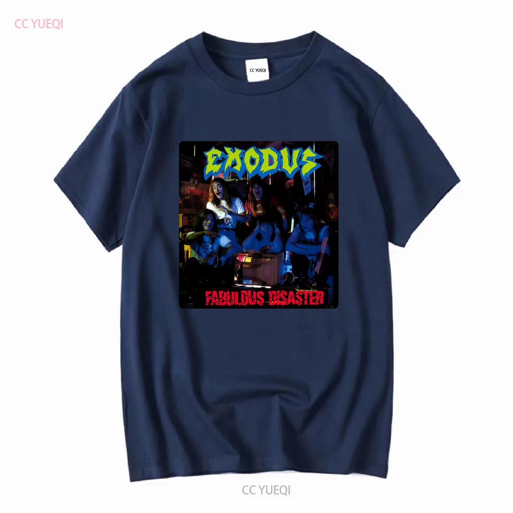 Limited NWT Exodus Fabulous Disaster American Extreme Metal Rock T Shirt S 4XL long or short sleeves vintage Washed fashion