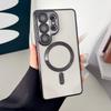 Роскошный чехол с покрытием для Samsung Galaxy S26 Ultra S25 S24 S23 FE S22 S21 Plus Ultra Note 20 10 Магнитный для Magsafe