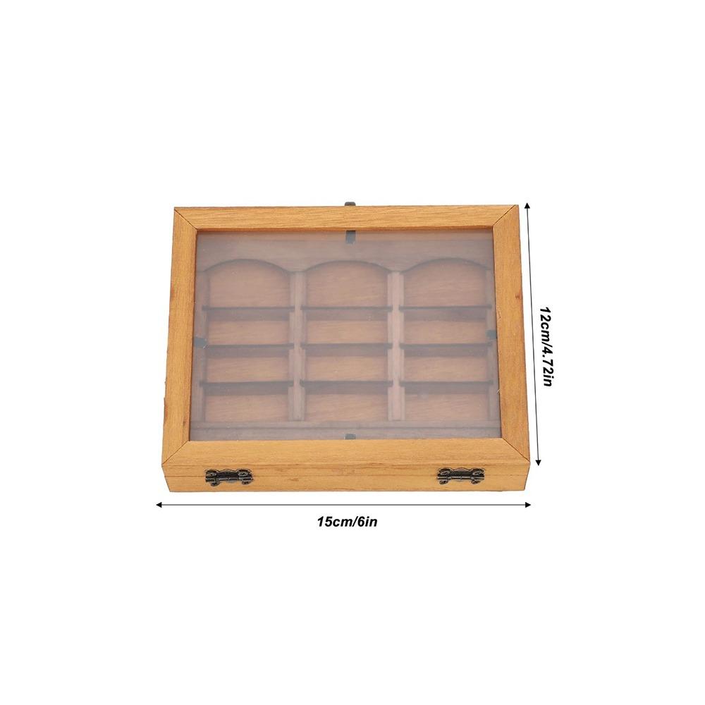 Bookshelf Decor Anxiety Bookshelf Handmade Home Desktop Decoration Bookshelf Sensory Toys Wooden Fidget Toys Figurine Statue