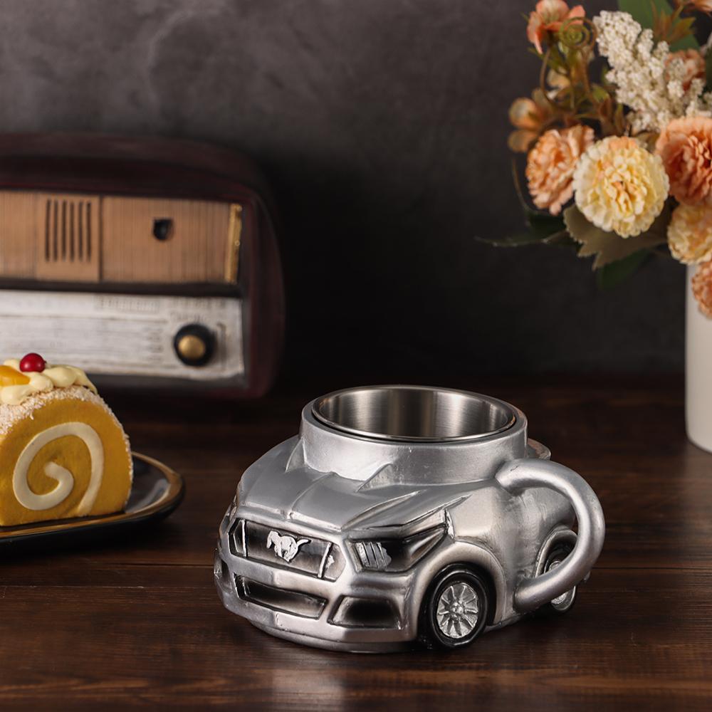 Прочная кофейная чашка в форме автомобиля 100 мл, чашка для воды, забавные кофейные кружки для дома, кухни