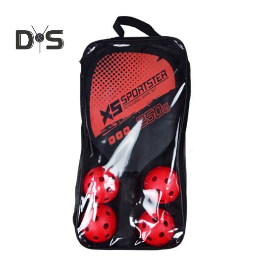 Набор ракеток для пиклбола, 1 пара ракеток для пиклбола с 4 мячами и сумкой для хранения, ракетка для пиклбола для мужчин и женщин, для занятий спортом в помещении и на открытом воздухе