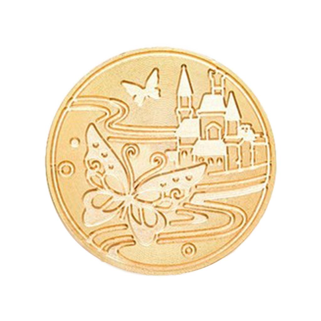 Сургучная печать в виде бабочки, винтажная запечатывающая головка для открыток, конвертов, свадебных приглашений, подарочной упаковки, скрапбукинга