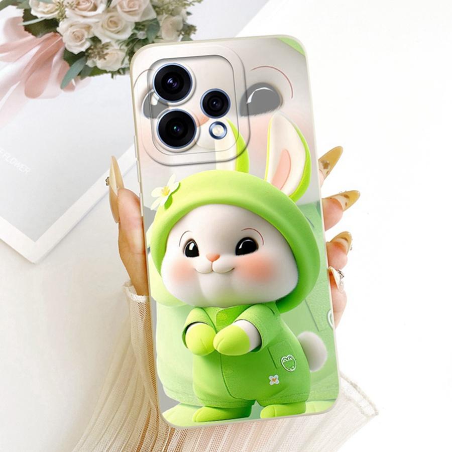 Чехол для OPPO Reno 15C Милые Цветочные Мультяшки Расписной Чехол для Телефона Силиконовый Мягкий Fundas Оболочка для OPPO Reno15 F Reno 15Pro 15F Сумки