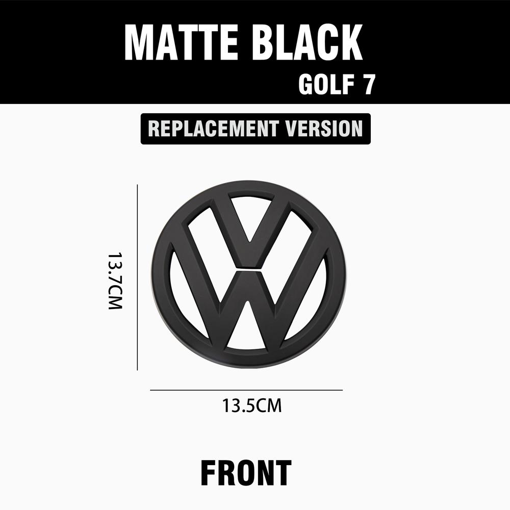 For VW 1/2Pcs Car Front Bonnet Grill Rear Trunk Emblem Logo Cover Replacement Badge For Volkswagen VW Golf 7 MK 7 2014 2015 20