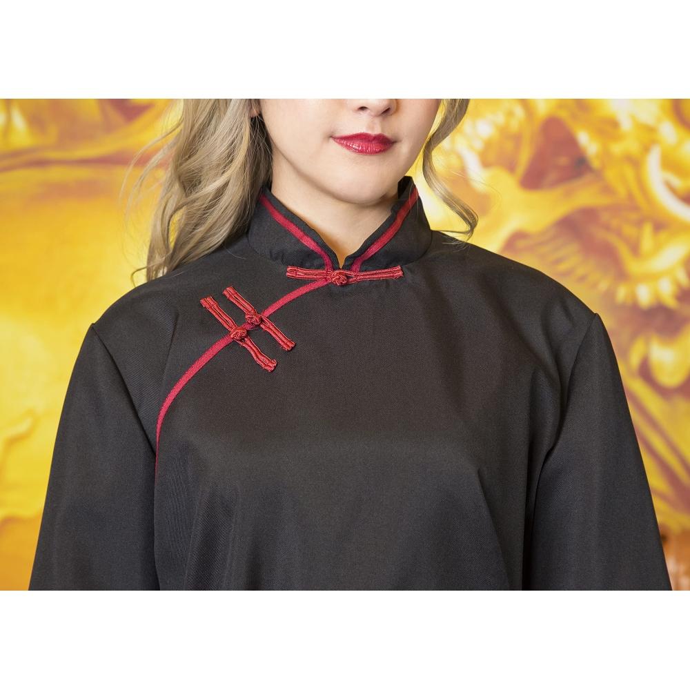Party City Royal China Cosplay Kung Fu Unisex Black