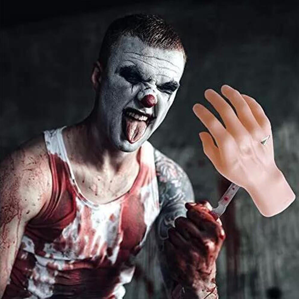 2 шт. Жуткое украшение на Хэллоуин Реалистичные руки для украшения дома с привидениями