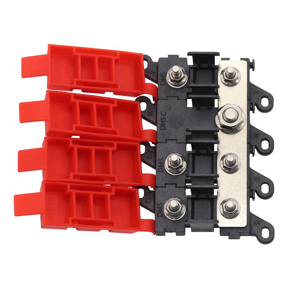 Distribution Block 1 In 3 Out 3-Way Fuse Holder With Fuse 30A 60A 100A