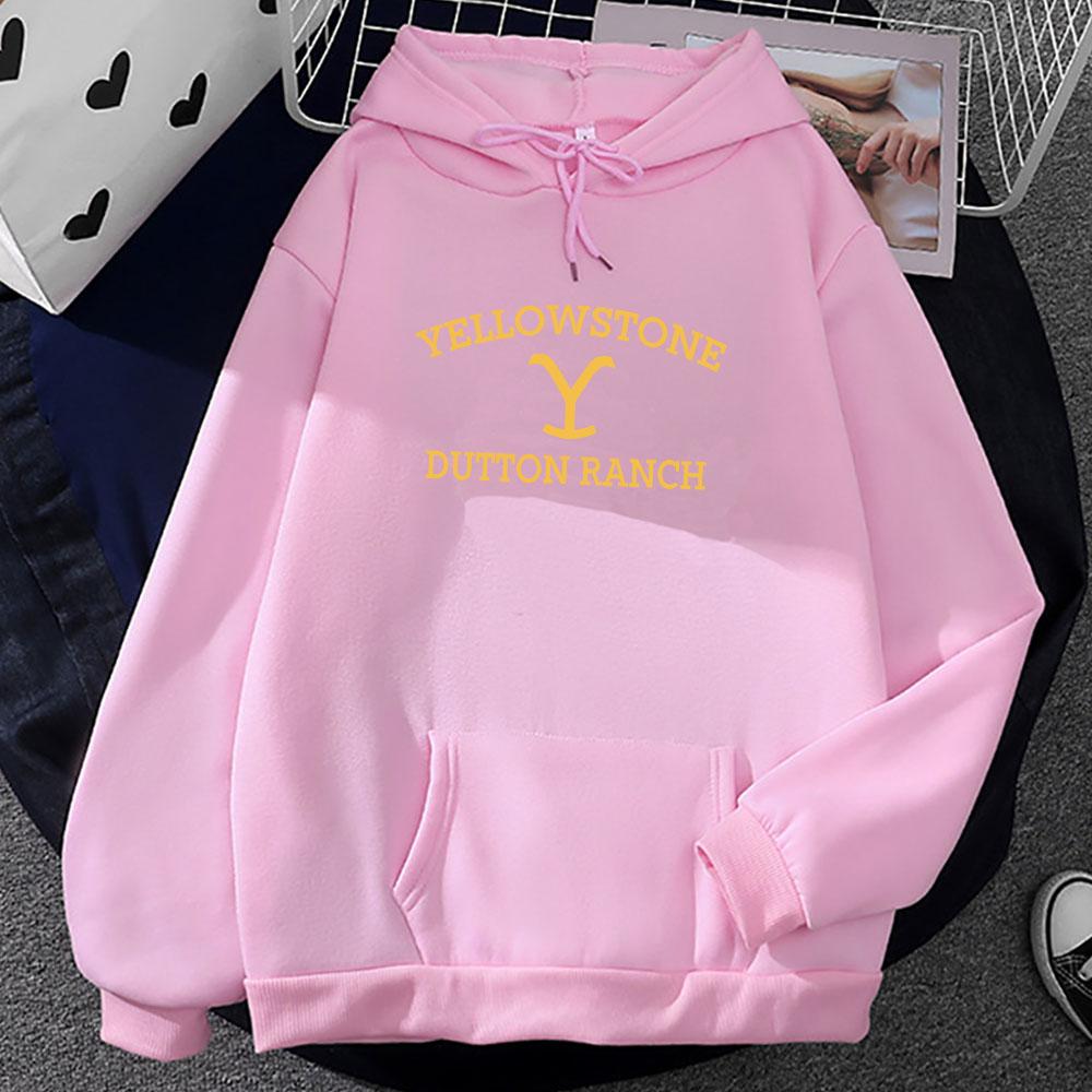 Yellowstone Dutton Ranch TV Series Hoodies Graphic Clothes Winter Long Sleeve Sweatshirts Moletom Masculino Printing