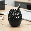 Подставка для кистей для макияжа Современная сотовая подставка для ручек, 3D-печатная полая конструкция, многофункциональный контейнер, стильный настольный органайзер для ручек, кистей и