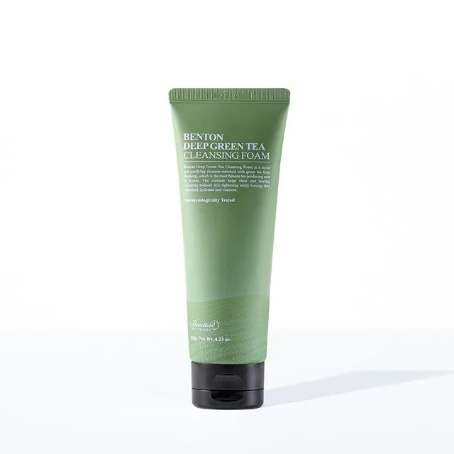 Benton Deep Green Tea Cleansing Foam 120g