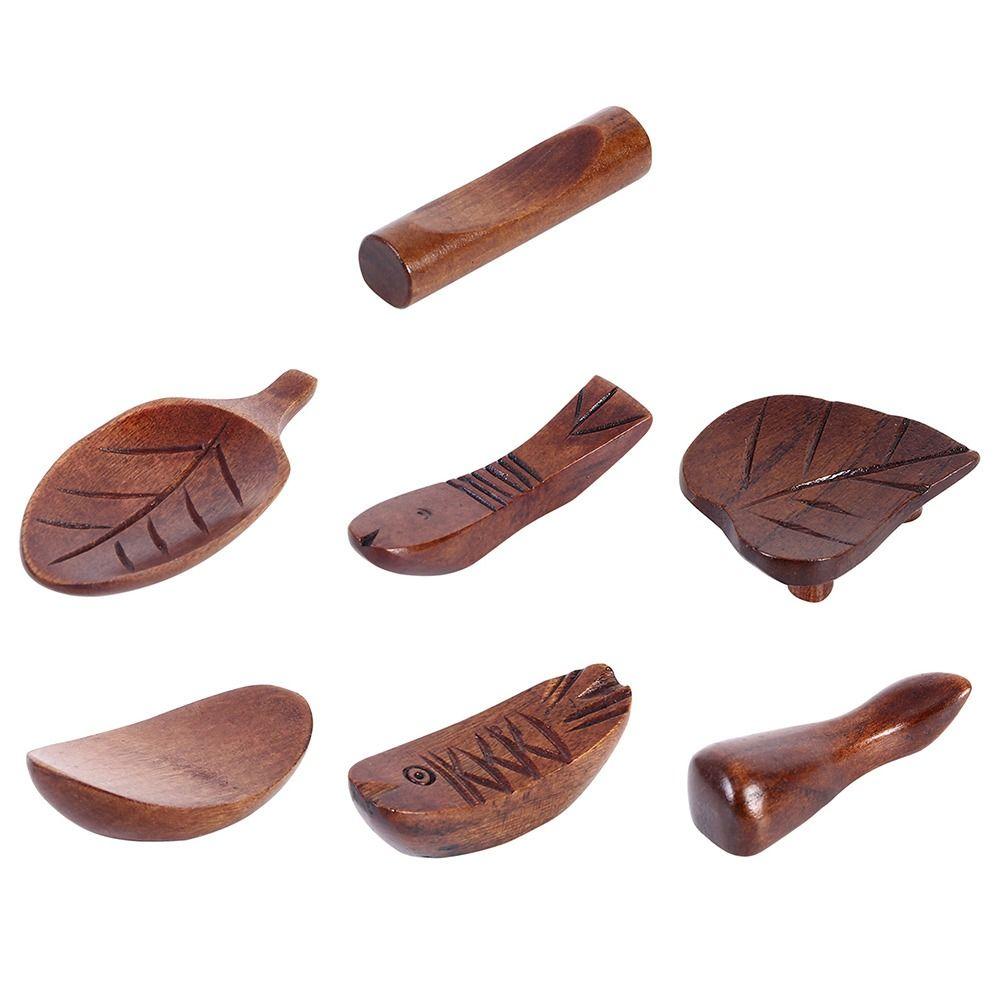 1pcs Wooden Chopstick Rest Multi-shape Chopsticks Pillow Multi-functional Chopstick Holder Desktop