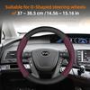 Suitable for Byd Breathable Leather Matte Carbon Fiber Texture Steering Wheel Cover Suitable for Dolphin Mini Seal Atto 3 King Shark 6 Song njbwy33