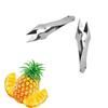 Slicer Clips Fruit Peeler Stainless Steel Pineapple Slicer Clips Practical Pineapple Corer  Home