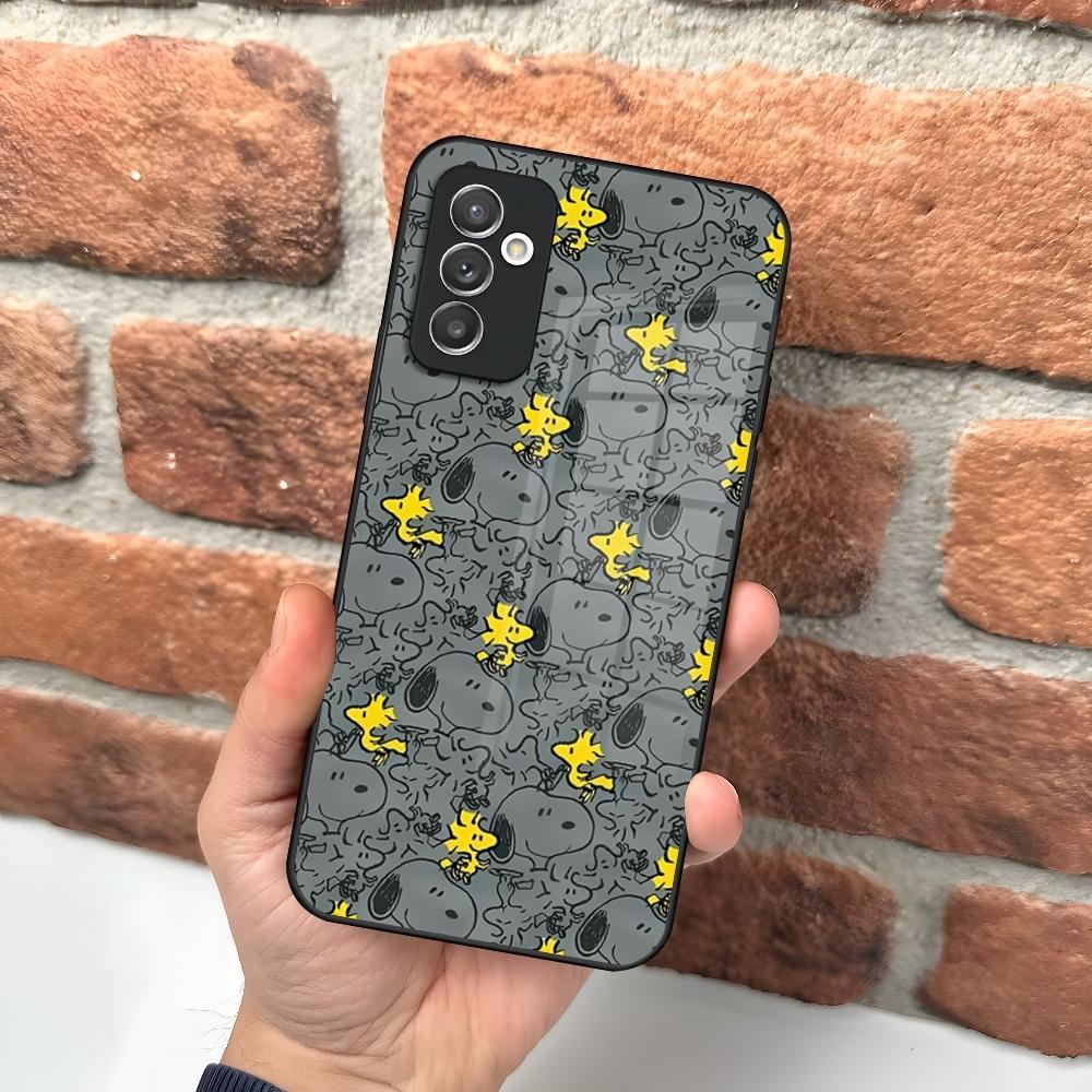 Мультяшный чехол для телефона с собачкой Снупи для Samsung A15 A25 A35 A55 A14 A12 A22 A32 A52 A11 A21 A31 A51 A05 A24 A34 A54 A13 23 A33 A53