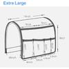 Premium Remote Holder for Couch Storage Organizer, Non Slip Armrest Armchair Caddy for Recliners Accessories, Thick Rest Cover Pockets for TV