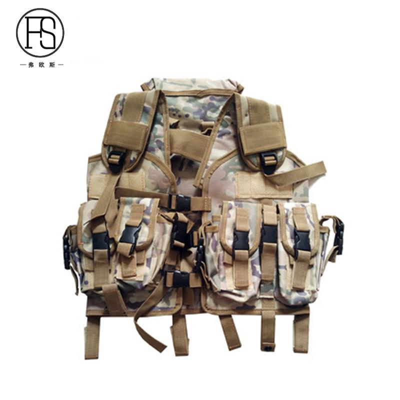 Тактический жилет Seal, камуфляжный боевой жилет, полевой многофункциональный жилет для активного отдыха