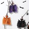 Halloween Decoration Pumpkin Ghost Witch Doll Pendant Haunted House Party Props Halloween Ornament Crafts For Shops Parties Bars