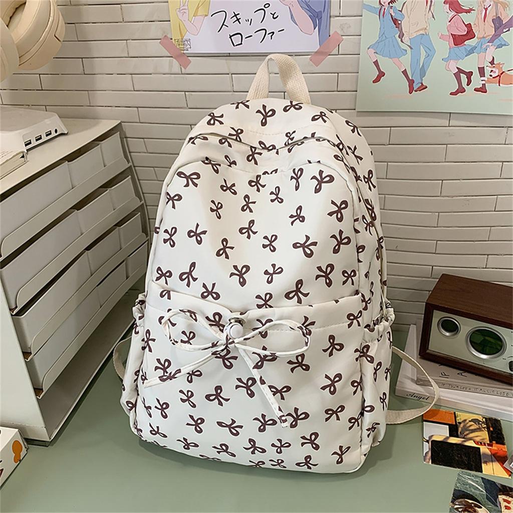 Школьный рюкзак для девочек, симпатичные студентки колледжа и милый рюкзак с бантом
