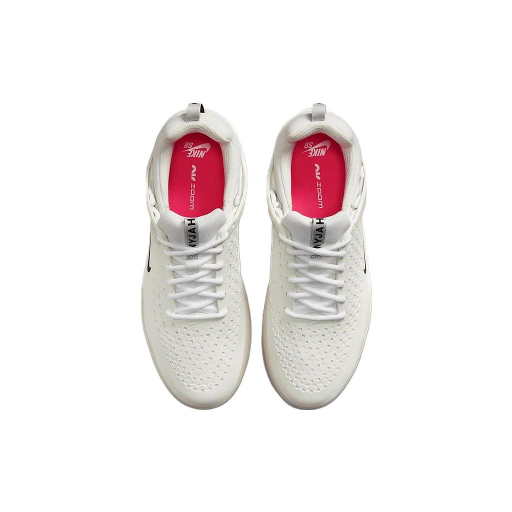 Nike Zoom Nyjah 3 SB Белые Черные кроссовки унисекс Кремовые Summit-White Hyper-Pink DJ6130-100