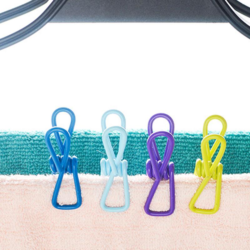 10Pcs Clothing Hanger Multicolor Notes Letter Paper Organizer Multipurpose Home Living Clothes Hangers Assorted Chip Bag Clips  Jewelry Accessory