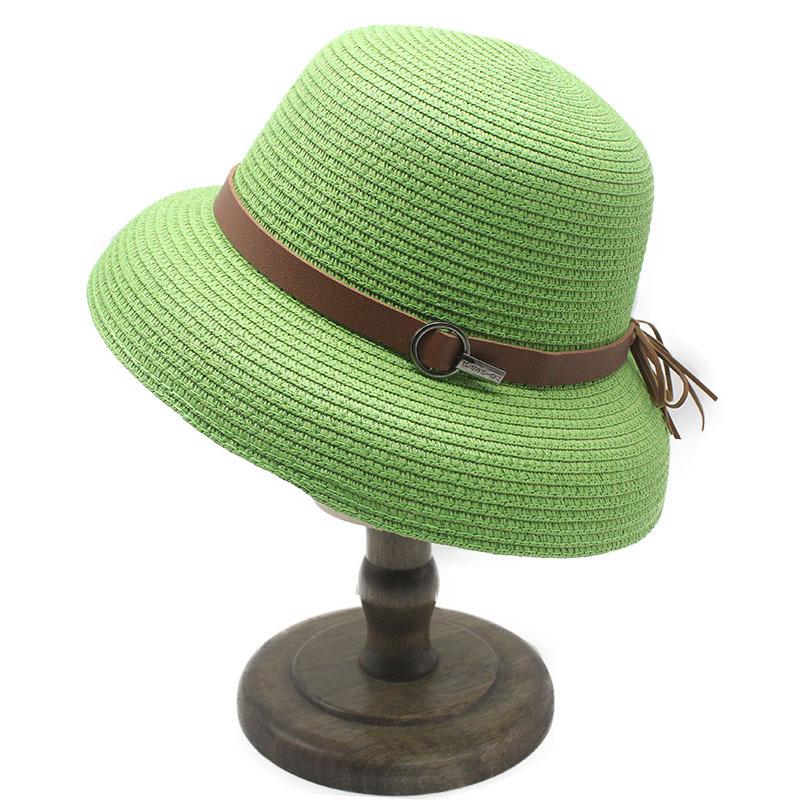 New French retro Hepburn style straw hat women's summer sun hat going out vacation sun protection hat